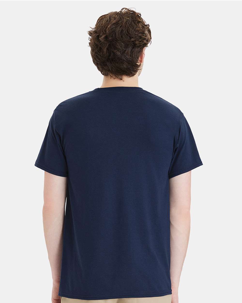 Unisex Workwear Pocket T-Shirt - OnModelBack - B25000653 - Navy