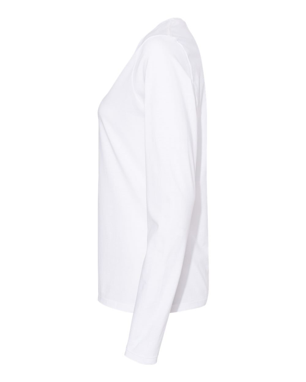 Women's Perfect-T Long Sleeve Scoopneck T-Shirt - DirectSide - B00900009 - White