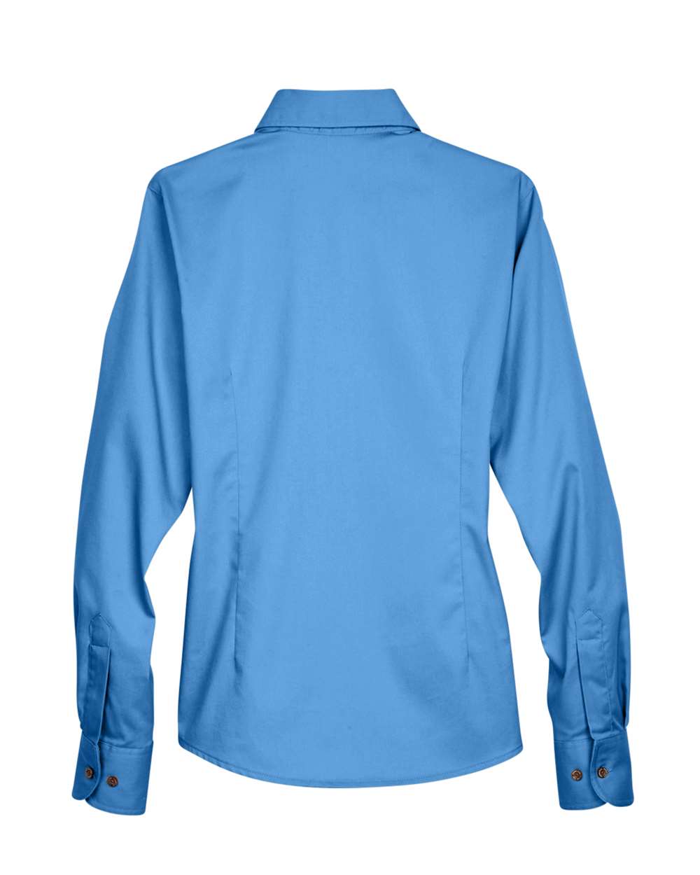 Women's Easy Blend™ Long Sleeve Twill Dress Shirt with Stain-Release - Back - B240B9658 - Nautical Blue