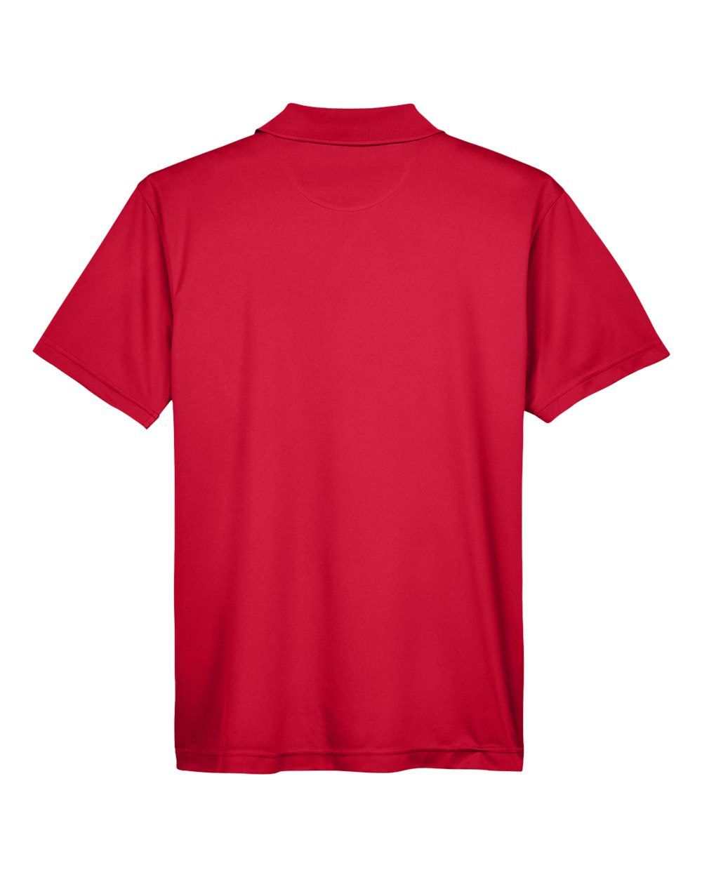 Men's Polyester Jersey Polo - Back - B209B9702 - Red