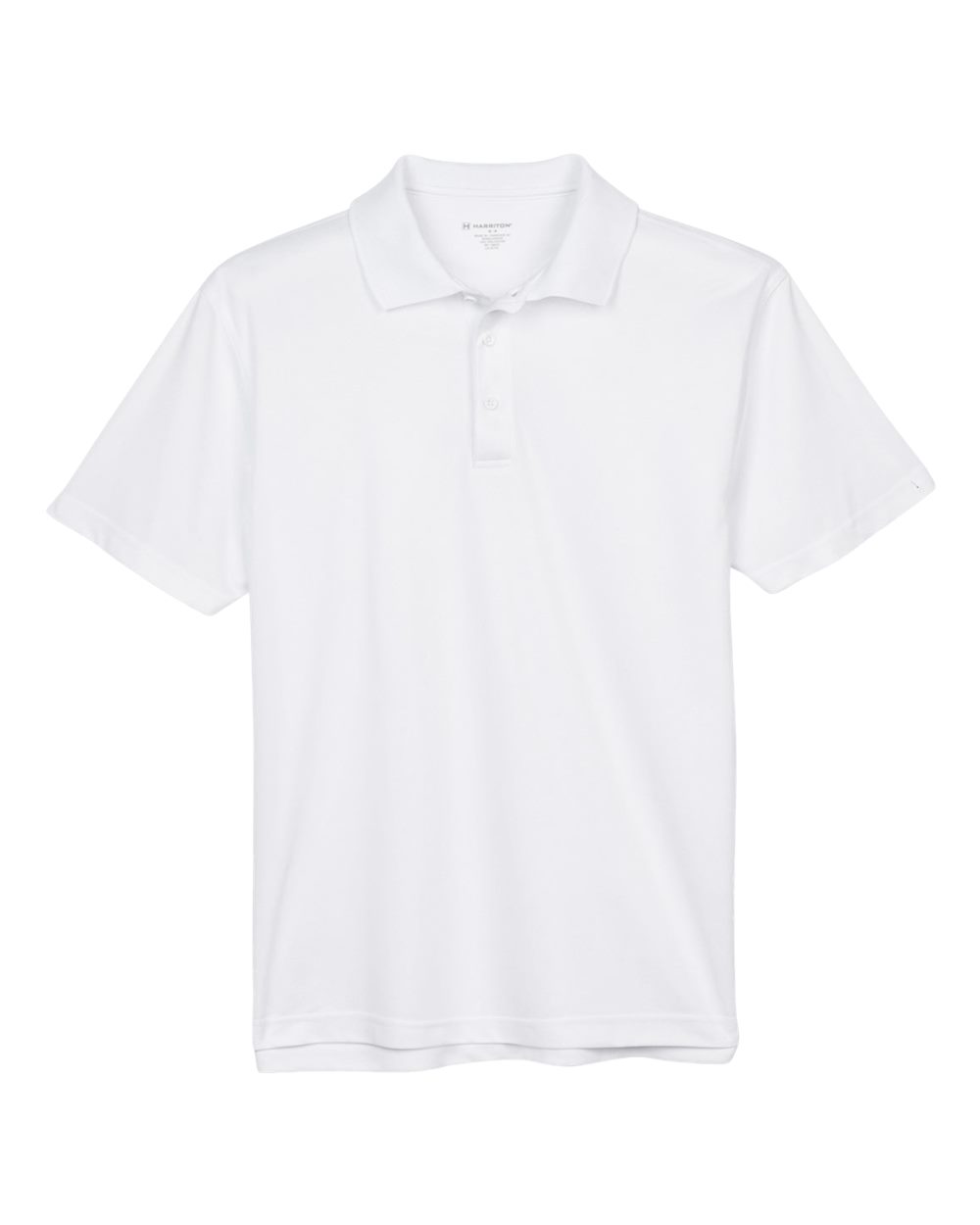 Men's Polyester Jersey Polo - Front - B209B9002 - White