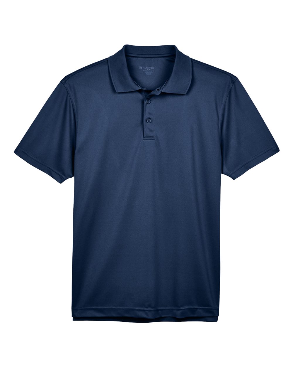 Men's Polyester Jersey Polo - Front - B209B9652 - Navy