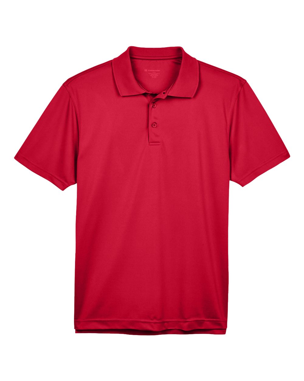 Men's Polyester Jersey Polo - Front - B209B9702 - Red