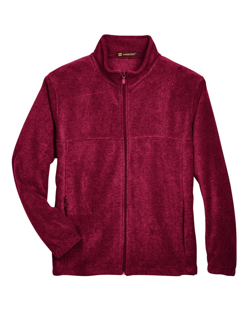 Men's Full-Zip Fleece - Front - B305B9532 - Wine