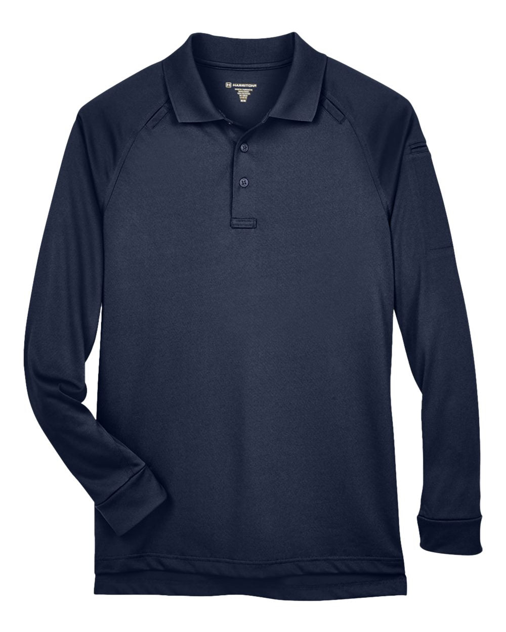Men's Advantage Long Sleeve Tactical Polo - Front - B200B9652 - Dark Navy