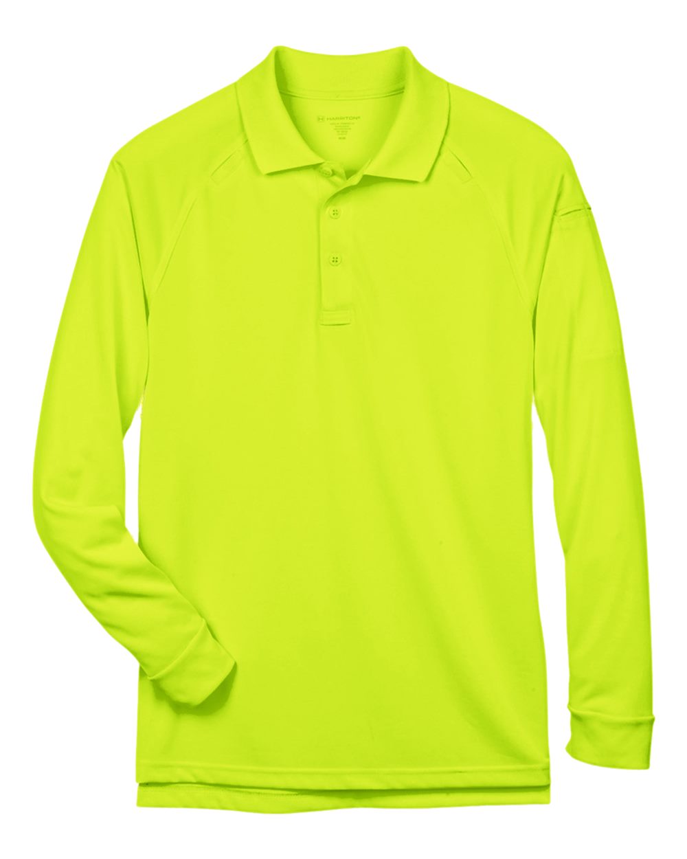 Men's Advantage Long Sleeve Tactical Polo - Front - B200B9662 - Safety Yellow
