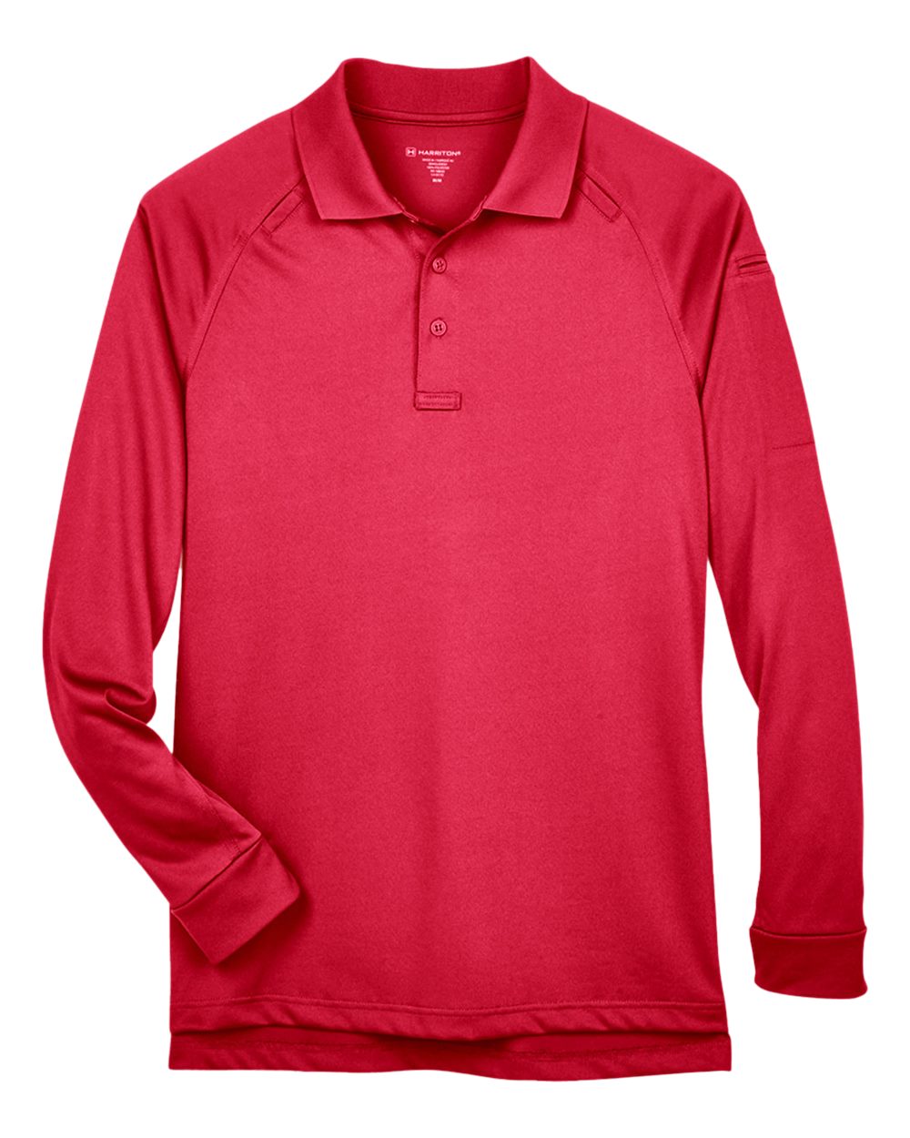 Men's Advantage Long Sleeve Tactical Polo - Front - B200B9702 - Red