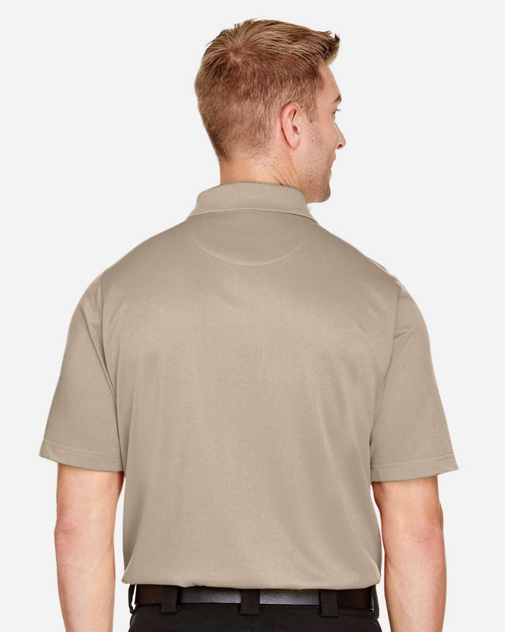 Men's Advantage Snag Protection Plus Polo - OnModelBack - B213B9243 - Khaki