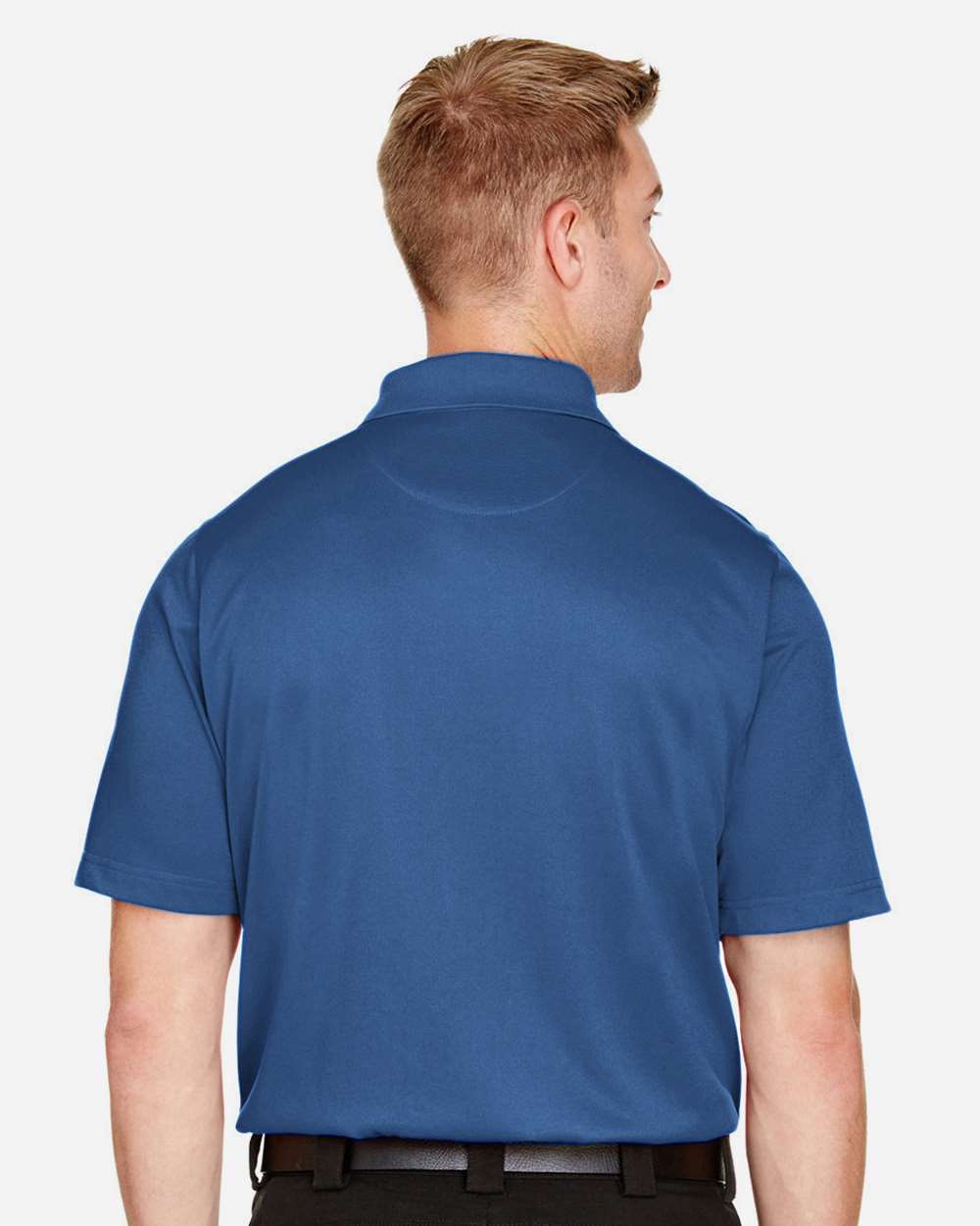 Men's Advantage Snag Protection Plus Polo - OnModelBack - B213B9253 - Pool Blue