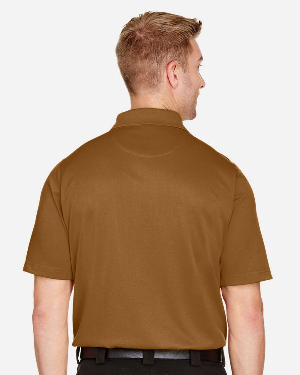 Men's Advantage Snag Protection Plus Polo - OnModelBack - B213B9603 - Duck Brown