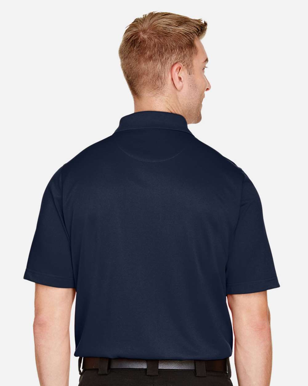 Men's Advantage Snag Protection Plus Polo - OnModelBack - B213B9653 - Dark Navy