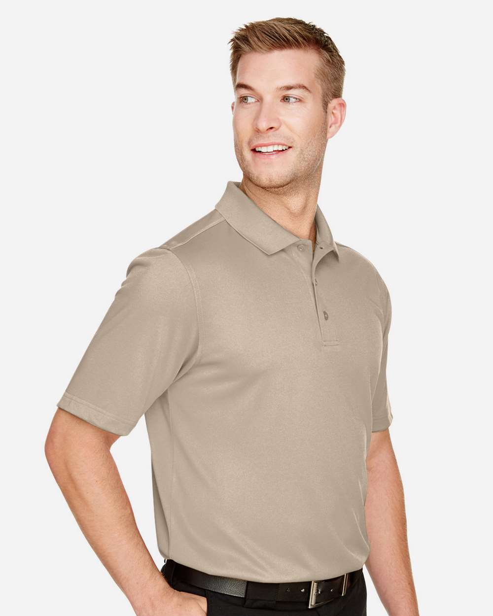 Men's Advantage Snag Protection Plus Polo - OnModelSide - B213B9243 - Khaki