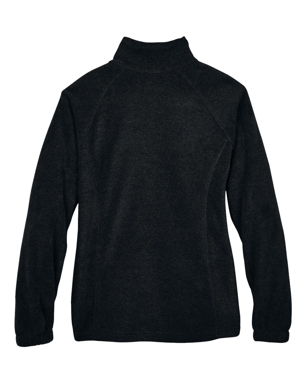 Women's Full-Zip Fleece - Back - B307B9502 - Black