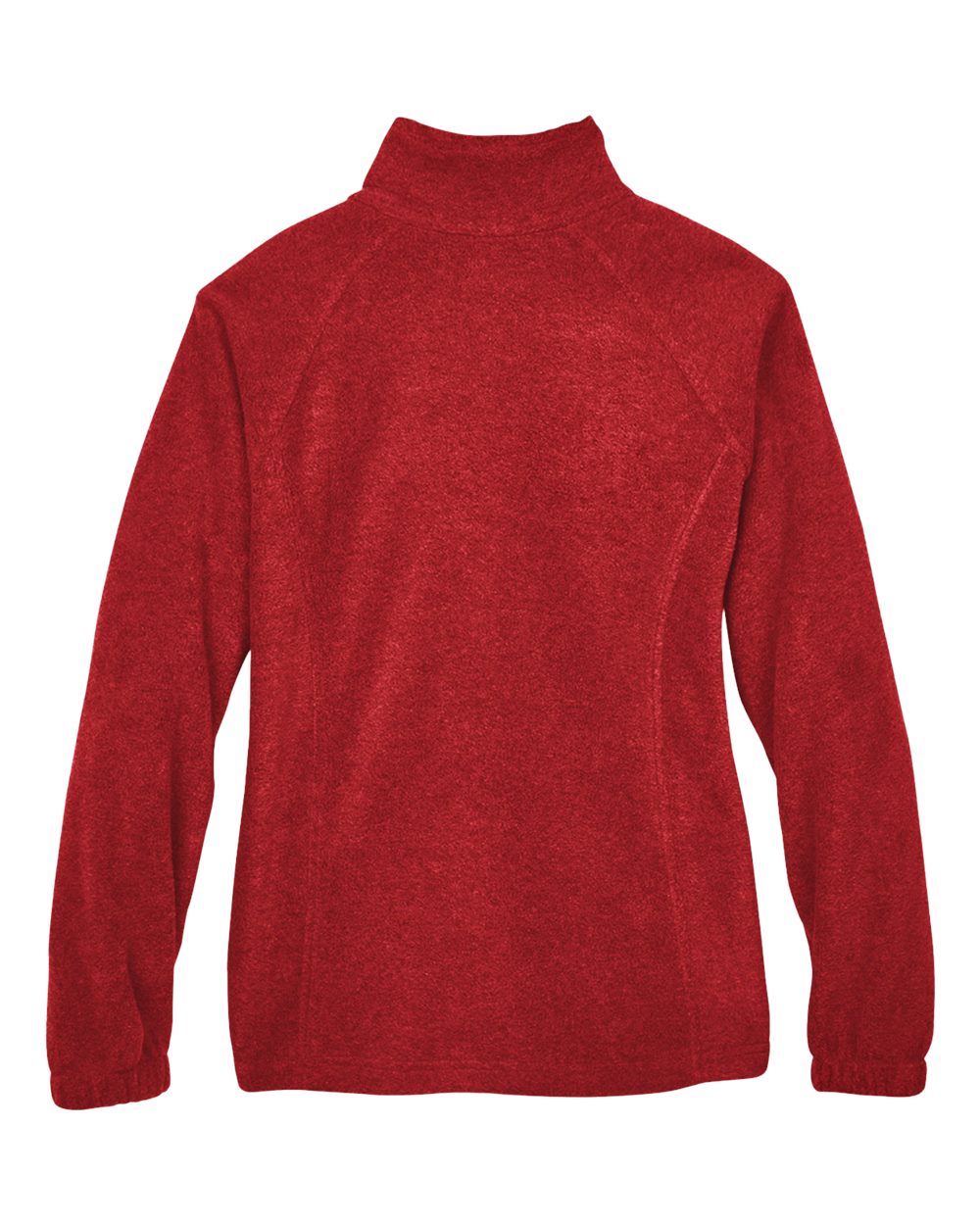 Women's Full-Zip Fleece - Back - B307B9702 - Red