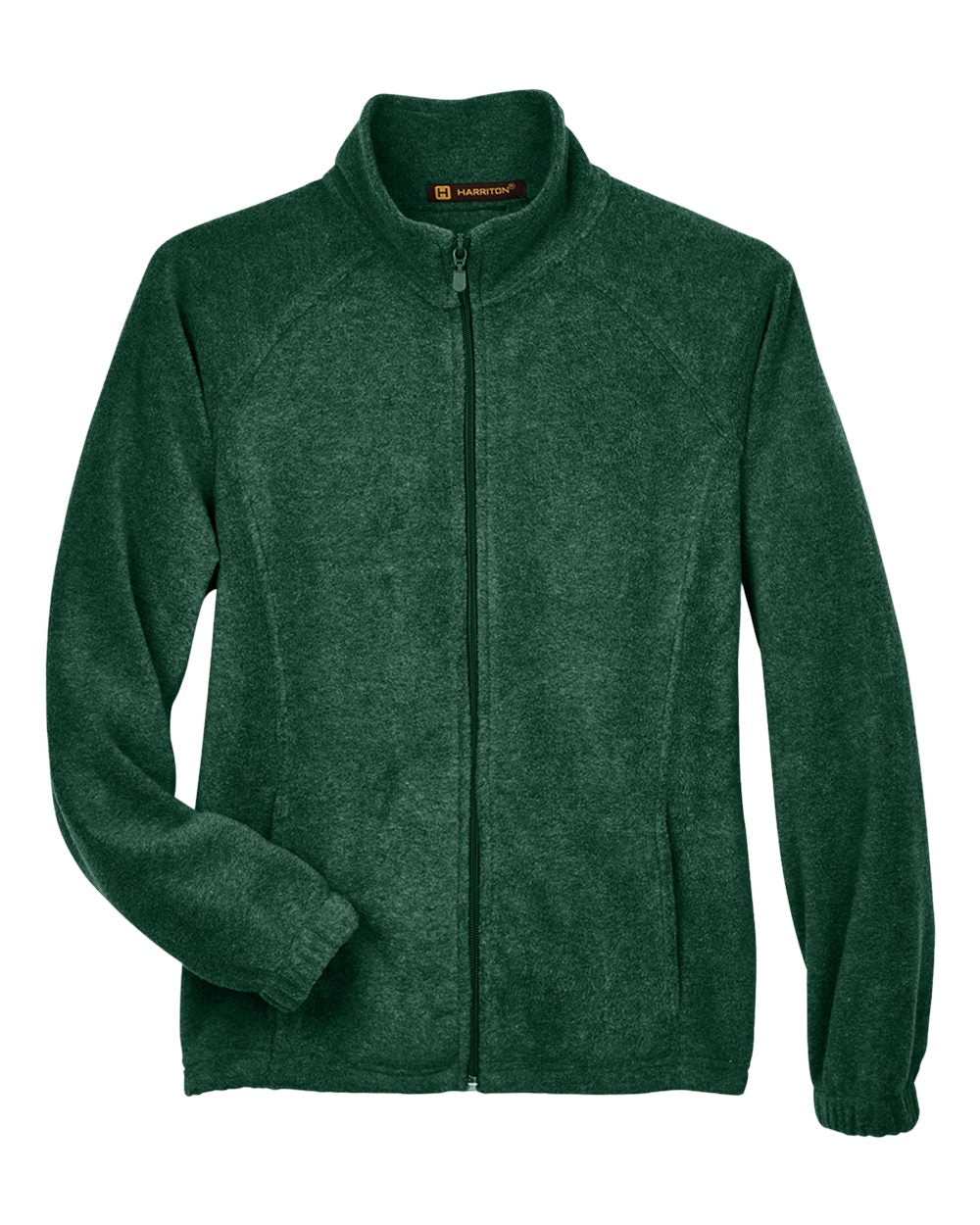 Women's Full-Zip Fleece - Front - B307B9102 - Hunter