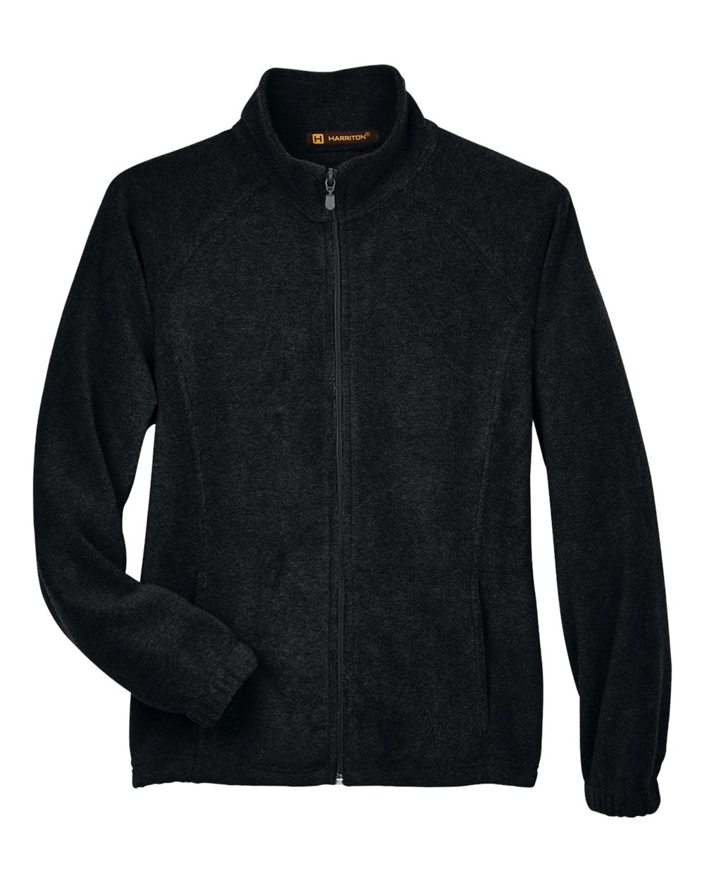Women's Full-Zip Fleece - Front - B307B9502 - Black
