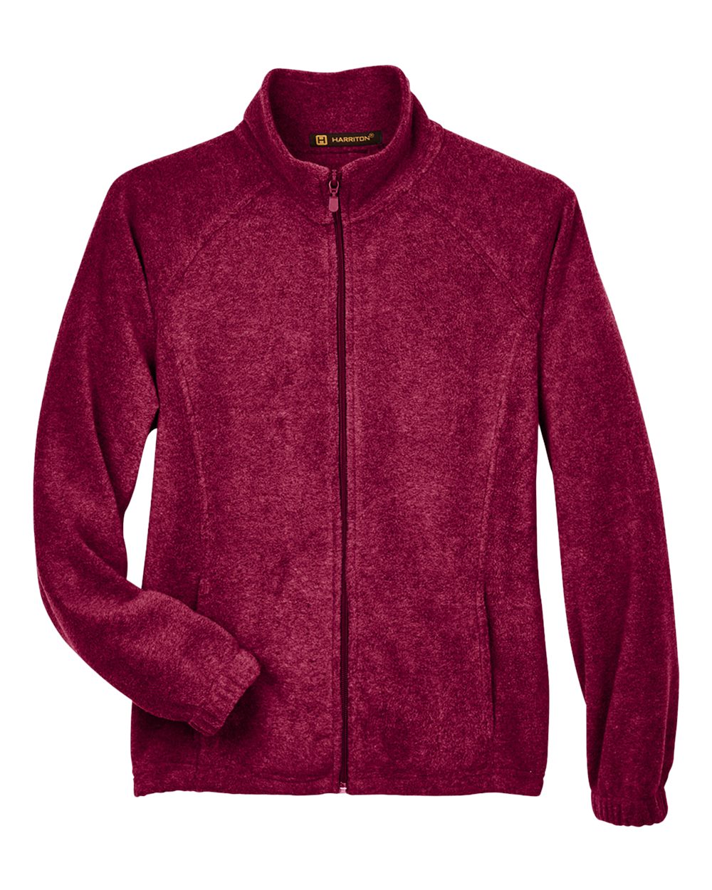 Women's Full-Zip Fleece - Front - B307B9532 - Wine