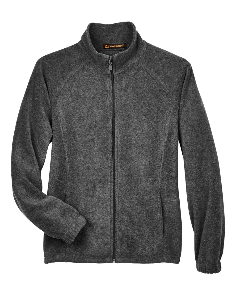 Women's Full-Zip Fleece - Front - B307B9592 - Charcoal