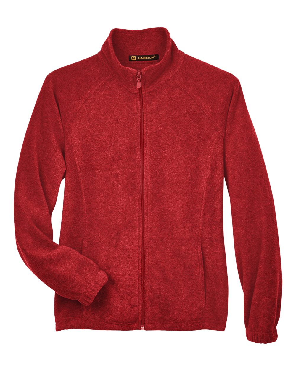 Women's Full-Zip Fleece - Front - B307B9702 - Red