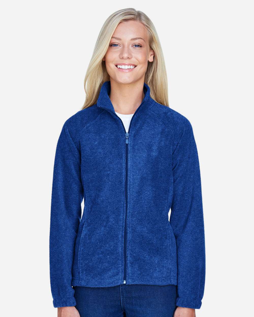 Women's Full-Zip Fleece - OnModelFront - B307B9752 - True Royal