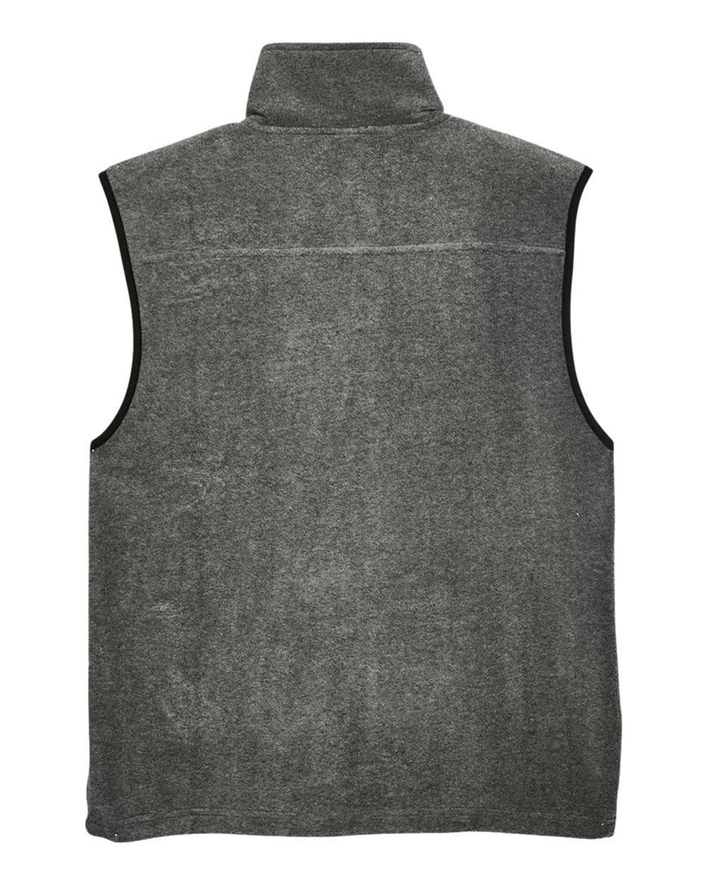 Unisex Fleece Full-Zip Vest - Back - B304B9593 - Charcoal