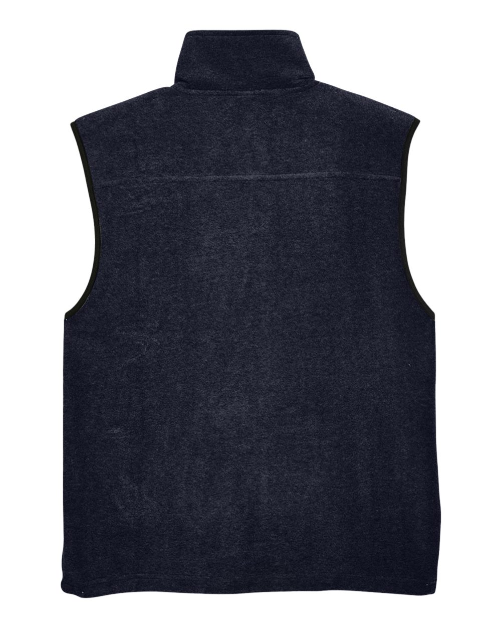 Unisex Fleece Full-Zip Vest - Back - B304B9653 - Navy