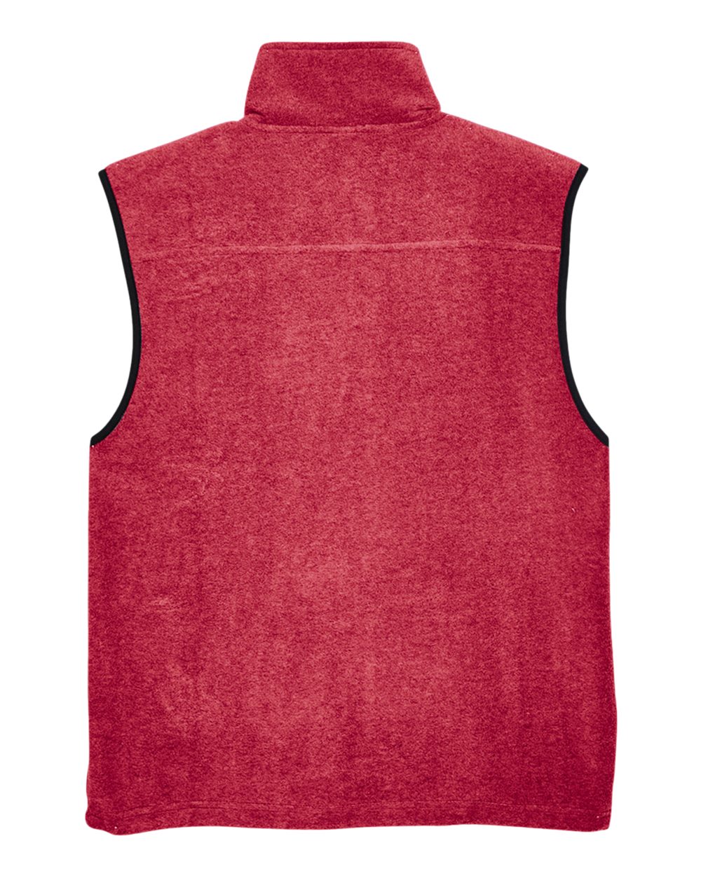 Unisex Fleece Full-Zip Vest - Back - B304B9703 - Red