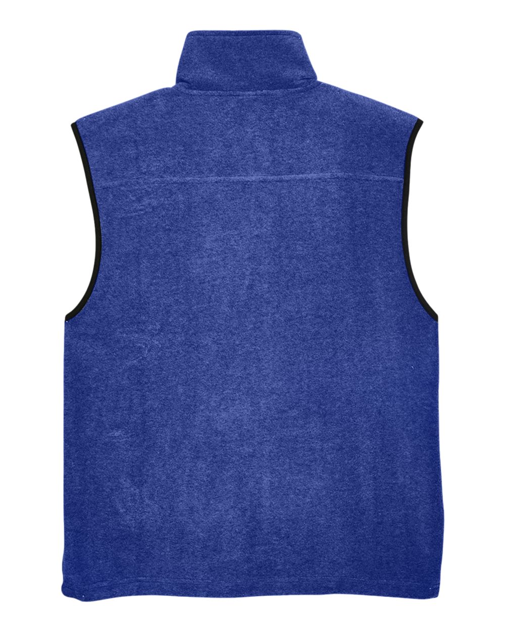 Unisex Fleece Full-Zip Vest - Back - B304B9753 - True Royal