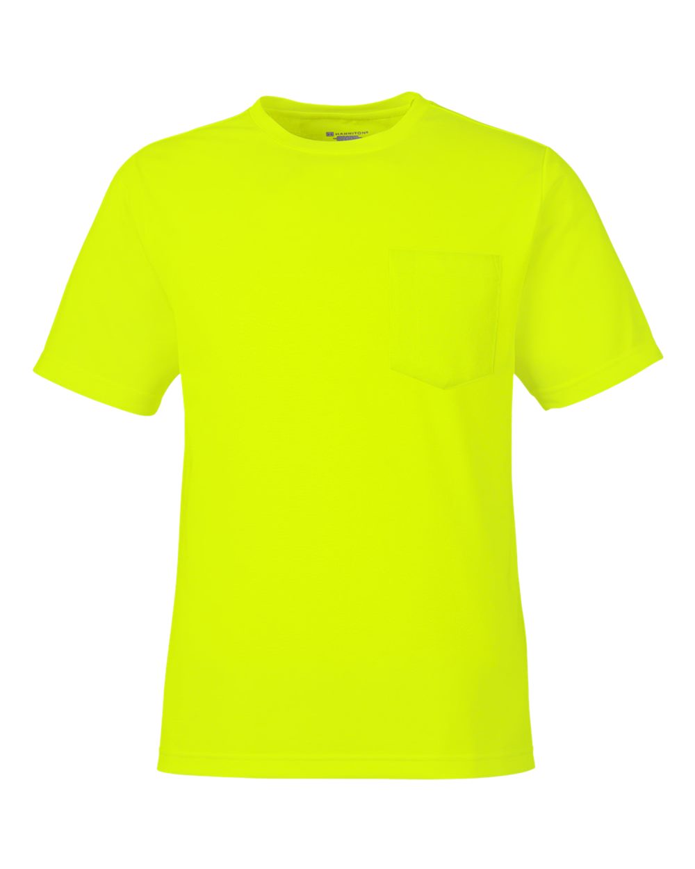 Unisex Charge Snag and Soil Protect T-Shirt - Front - B188B9122 - Safety Yellow