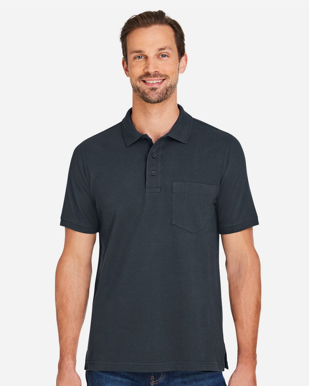 Men's Valiant Cotton Snag Protect Pocket Polo - styleImage