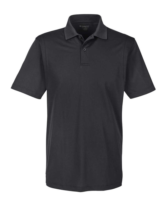 Men's Micro Piqu Polo - Front - B221B9503 - Black