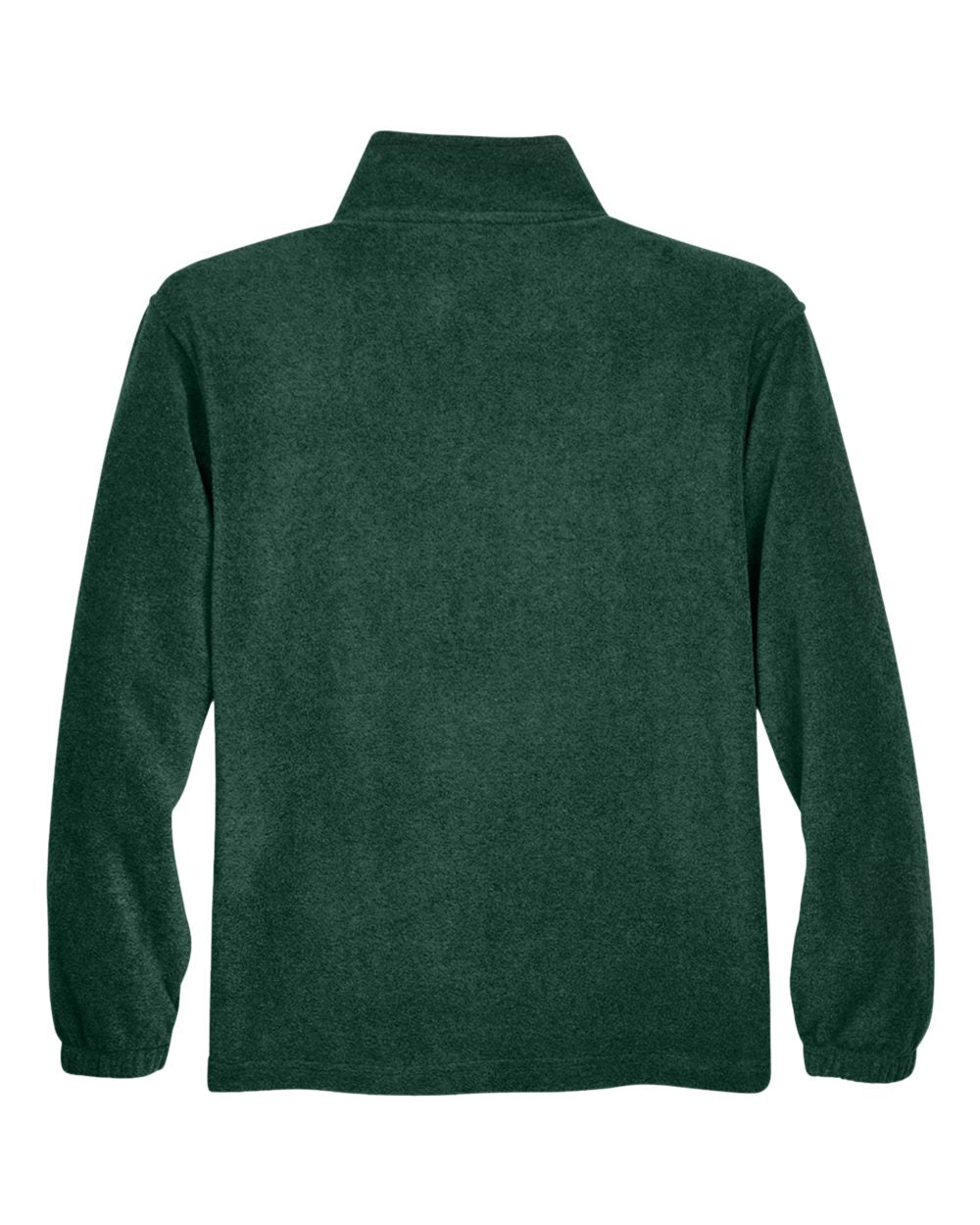 Men's Quarter-Zip Fleece Pullover - Back - B303B9543 - Hunter