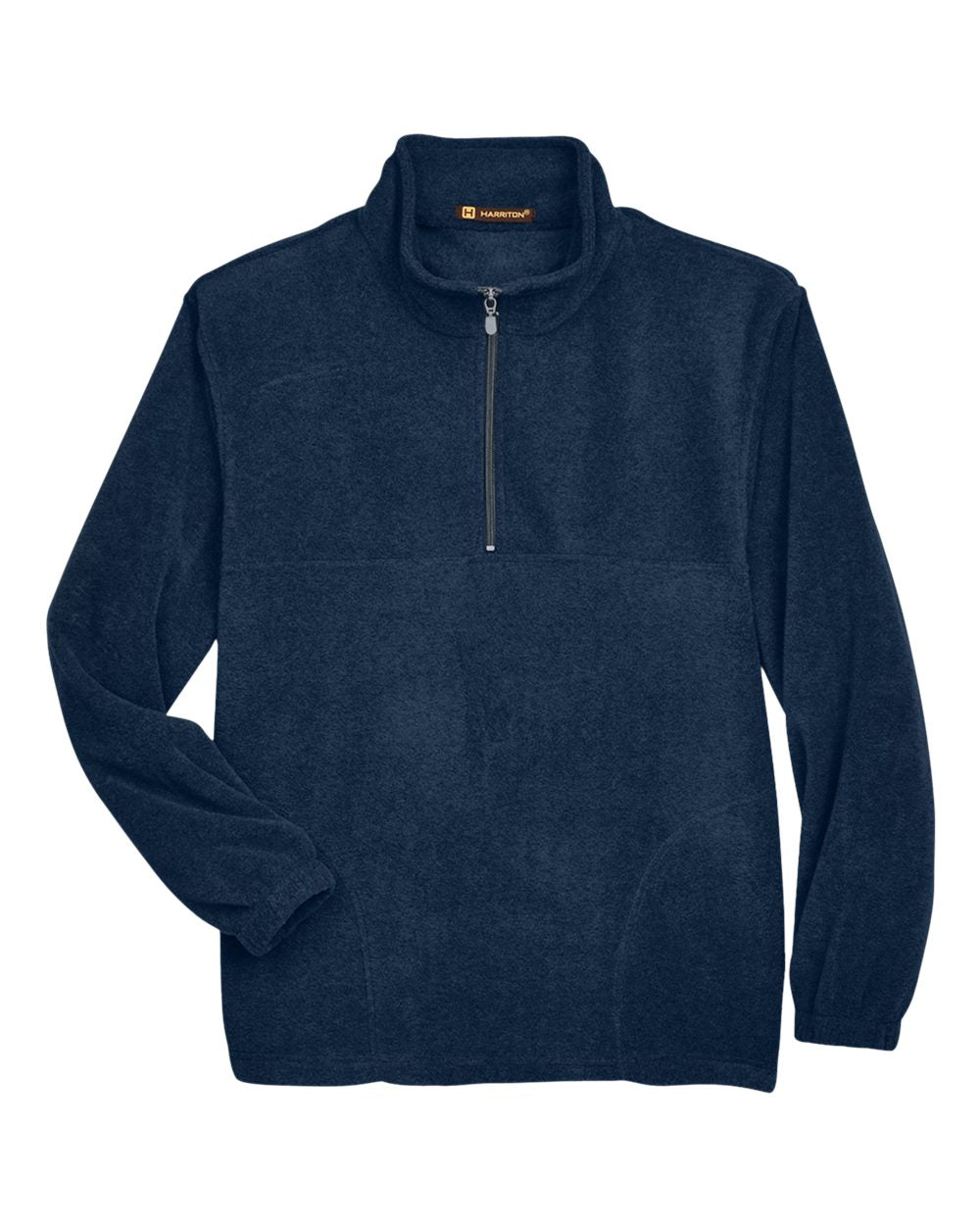 Men's Quarter-Zip Fleece Pullover - Front - B303B9653 - Navy