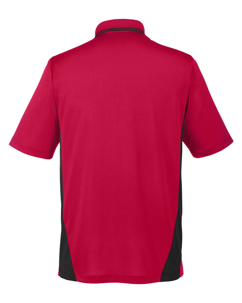Men's Tall Flash Snag Protection Plus IL Colorblock Polo - Back - B227B9705 - Red/ Black
