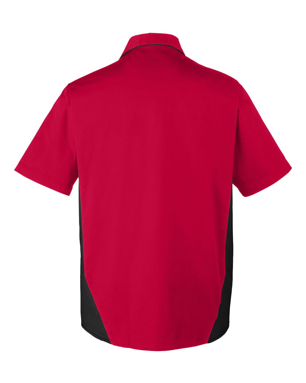 Men's Tall Flash IL Colorblock Shirt - Back - B267B9705 - Red/ Black