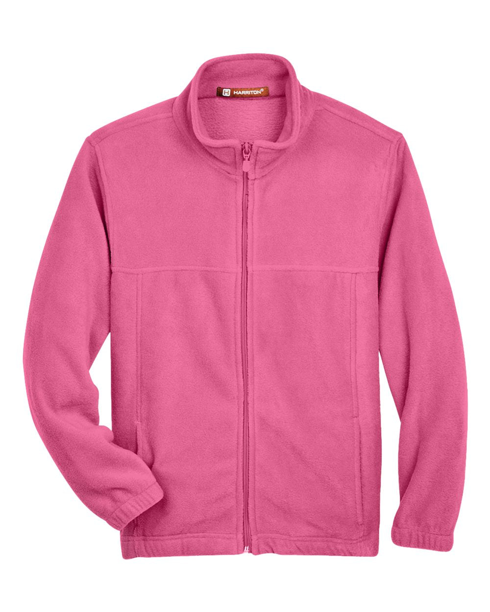 Youth Full-Zip Fleece - Front - B308B9303 - Charity Pink