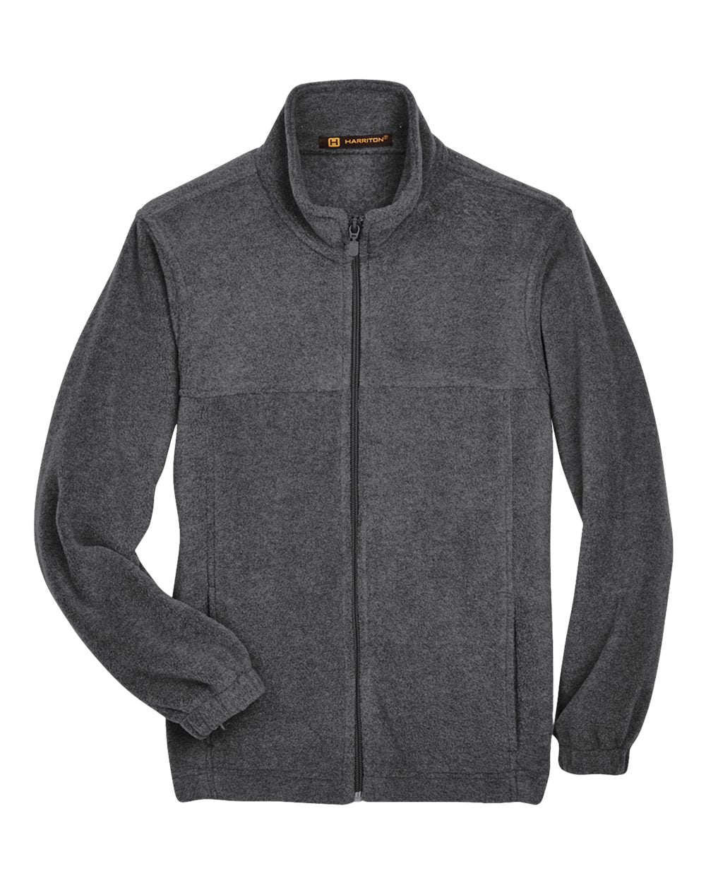 Youth Full-Zip Fleece - Front - B308B9593 - Charcoal