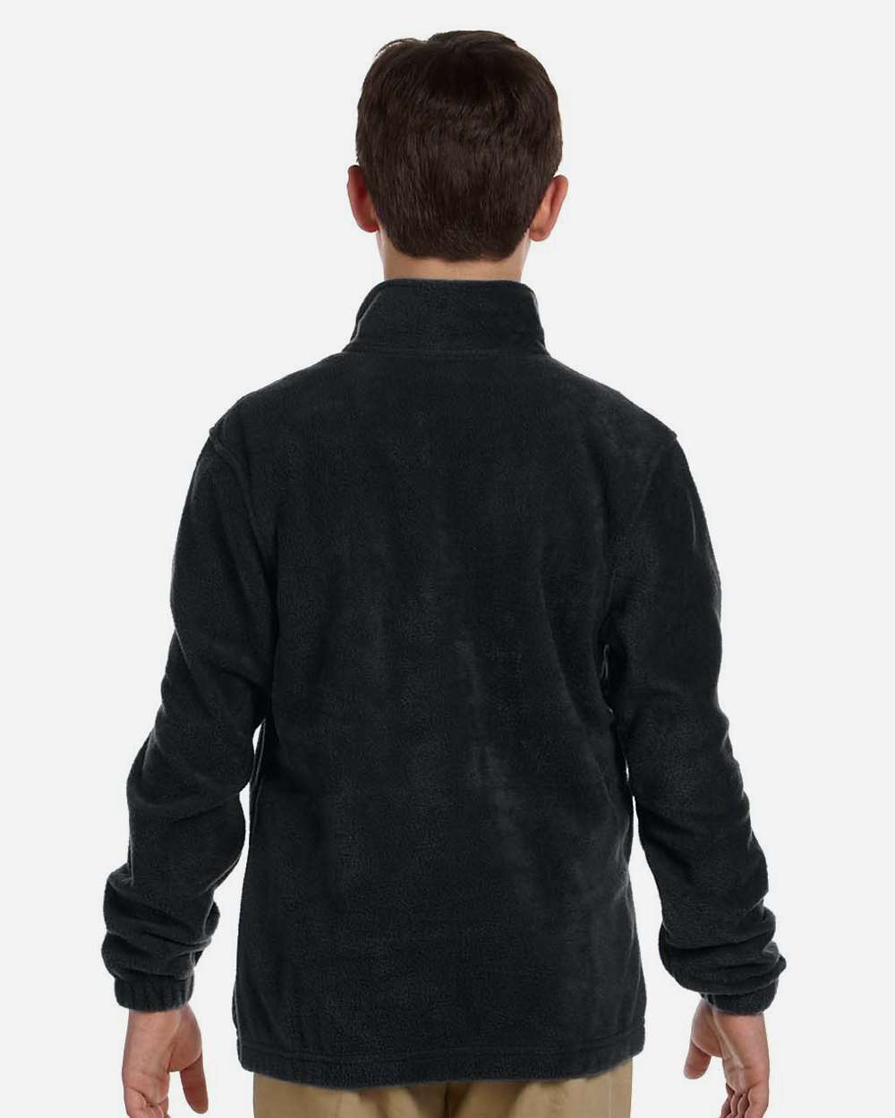 Youth Full-Zip Fleece - OnModelBack - B308B9503 - Black