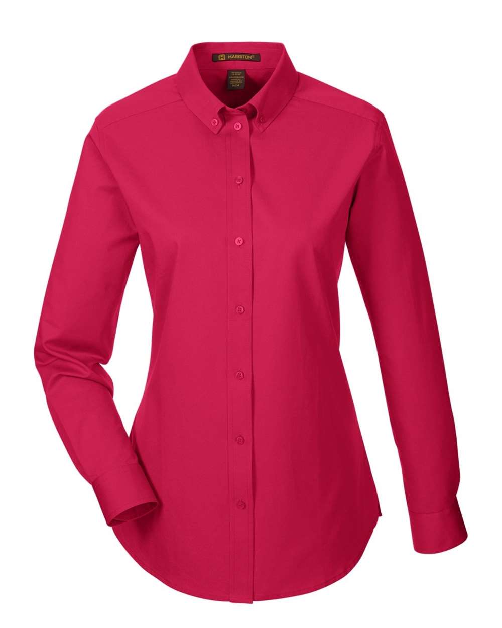 Women's Foundation Cotton Twill Shirt with Teflon - Front - B260B9222 - Red