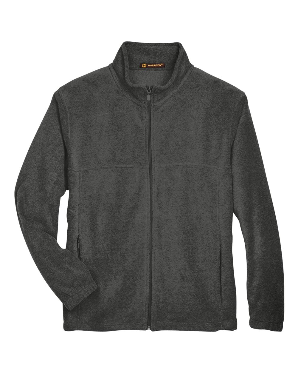 Men's Tall Full-Zip Fleece - Front - B306B9596 - Charcoal