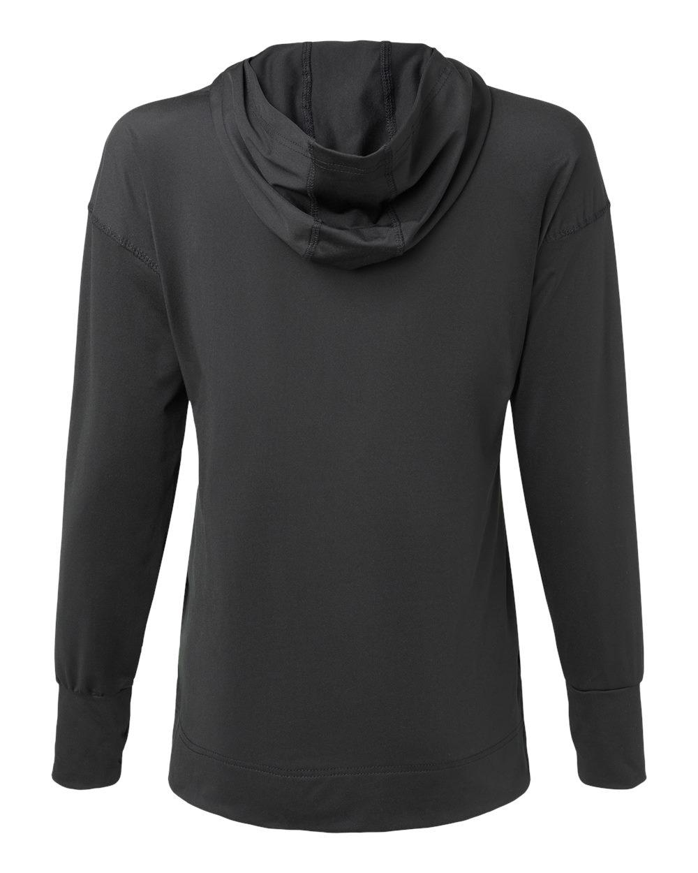 Women's Eco Revive™ Ventura Soft Knit Hooded Sweatshirt - Back - B32164502 - Black