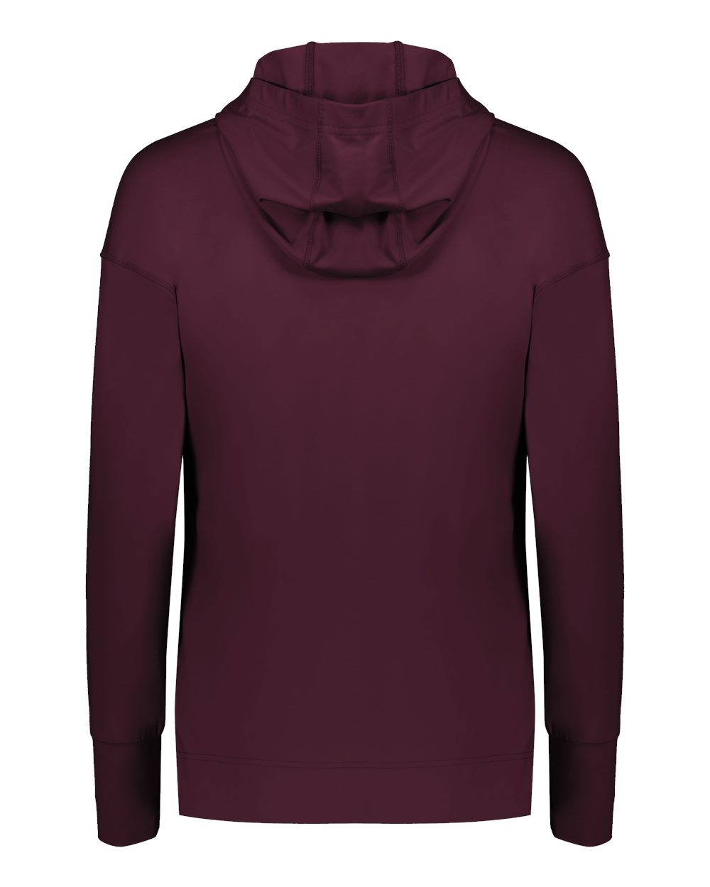 Women's Eco Revive™ Ventura Soft Knit Hooded Sweatshirt - Back - B32164532 - Maroon
