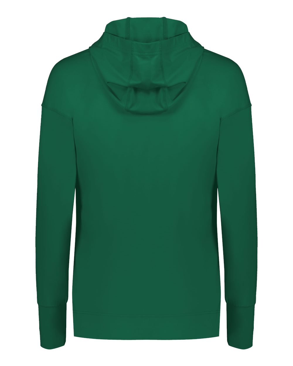 Women's Eco Revive™ Ventura Soft Knit Hooded Sweatshirt - Back - B32164542 - Dark Green