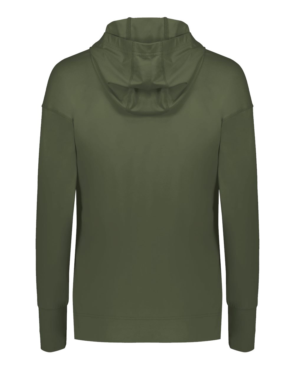 Women's Eco Revive™ Ventura Soft Knit Hooded Sweatshirt - Back - B32164642 - Olive