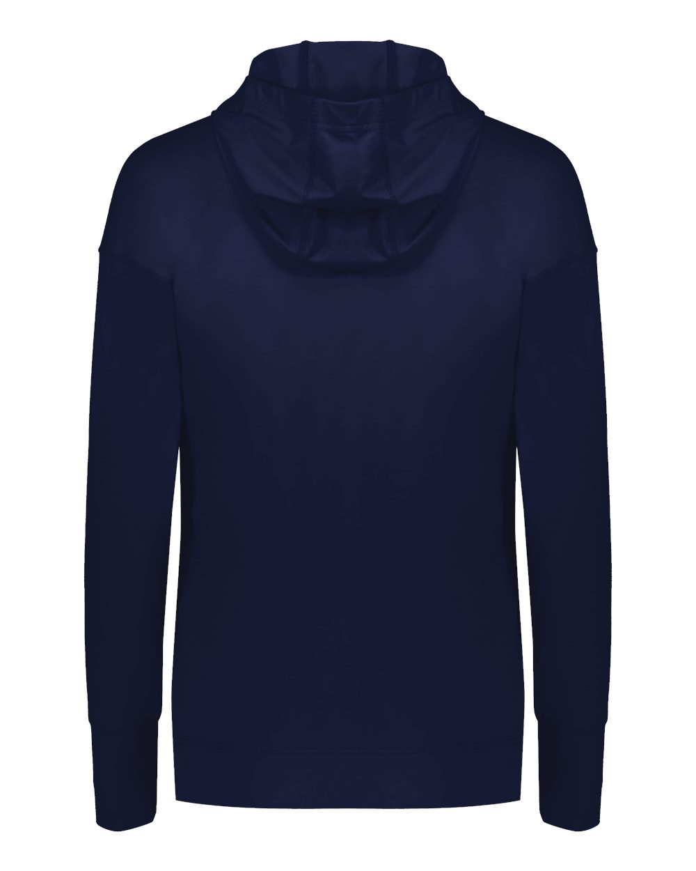 Women's Eco Revive™ Ventura Soft Knit Hooded Sweatshirt - Back - B32164652 - Navy