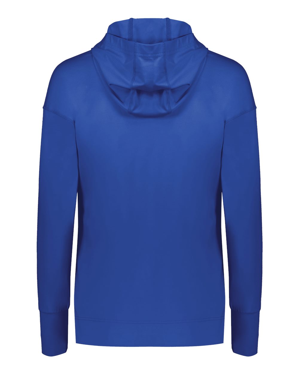 Women's Eco Revive™ Ventura Soft Knit Hooded Sweatshirt - Back - B32164752 - Royal
