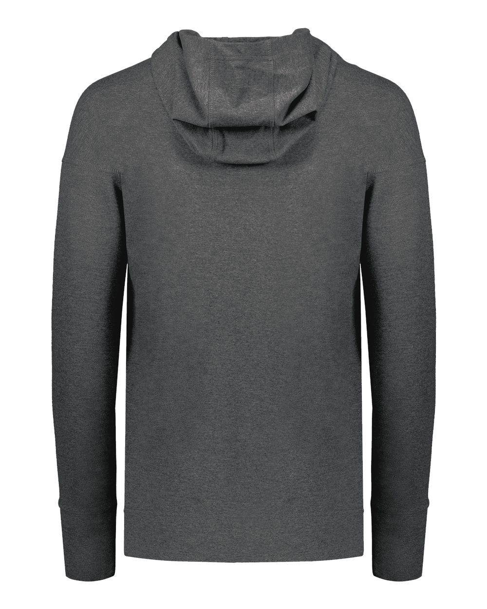 Women's Eco Revive™ Ventura Soft Knit Hooded Sweatshirt - Back - B32164942 - Carbon Heather
