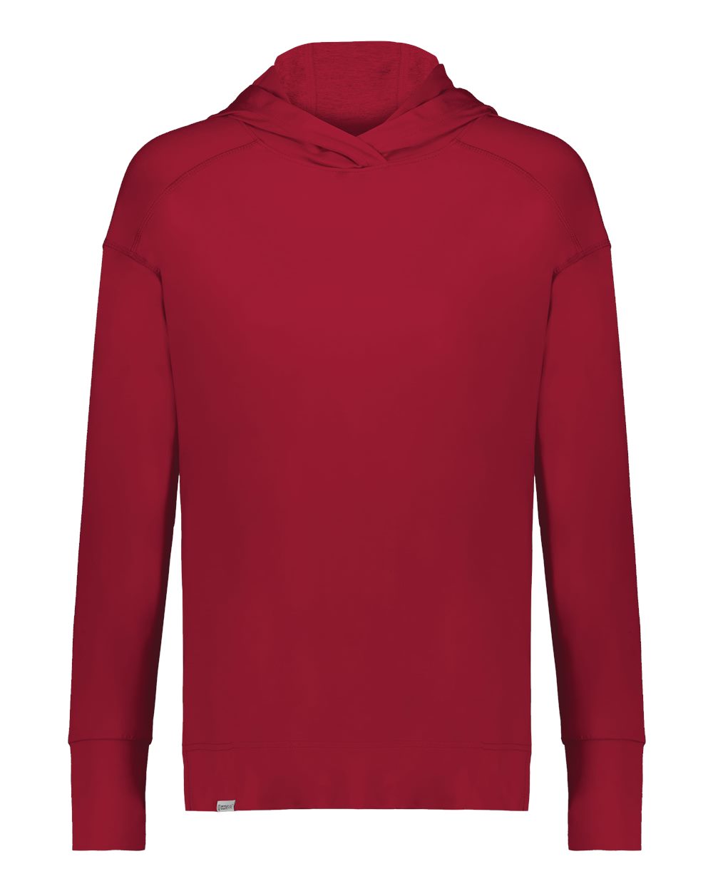 Women's Eco Revive™ Ventura Soft Knit Hooded Sweatshirt - Front - B32164702 - Scarlet