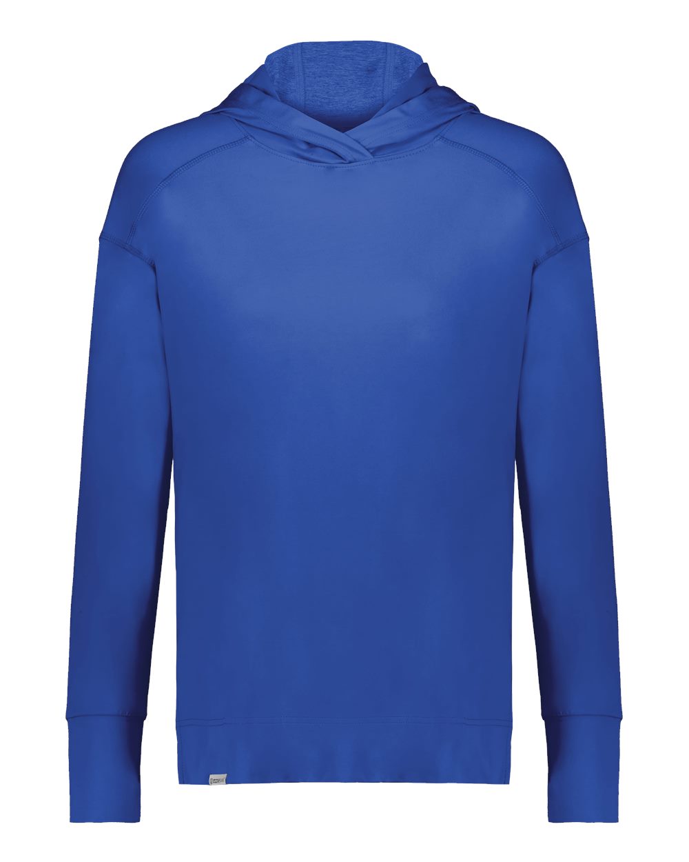Women's Eco Revive™ Ventura Soft Knit Hooded Sweatshirt - Front - B32164752 - Royal