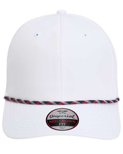 The Wingman Cap - Front - B06595010 - White/ Navy/ White/ Red